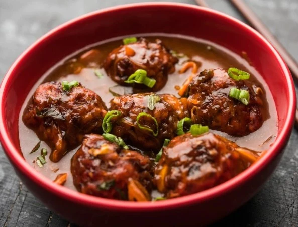 Chicken Manchurian at Choice of India